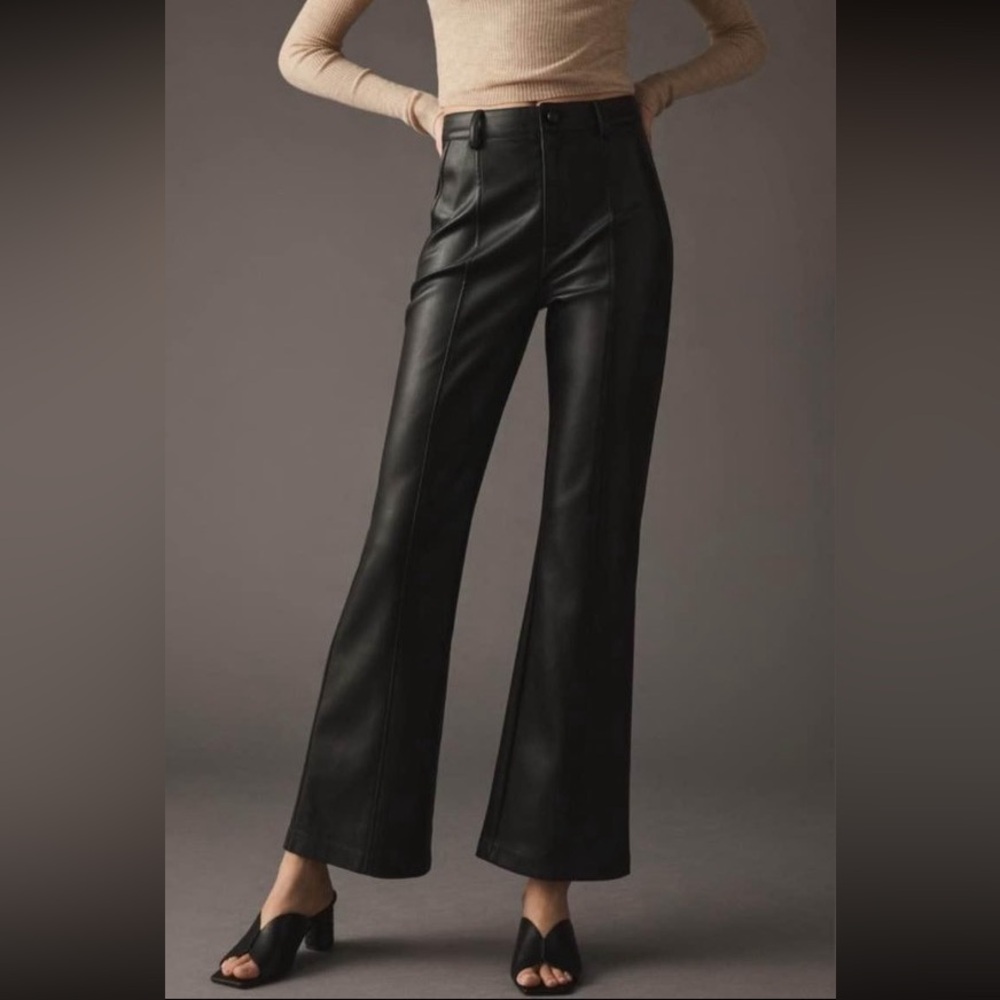 NWT Matt & Nat Gwen Faux Leather Trousers black size 2